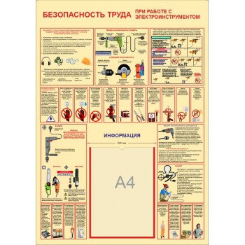 Безопасность труда при работе с электроинструментом
